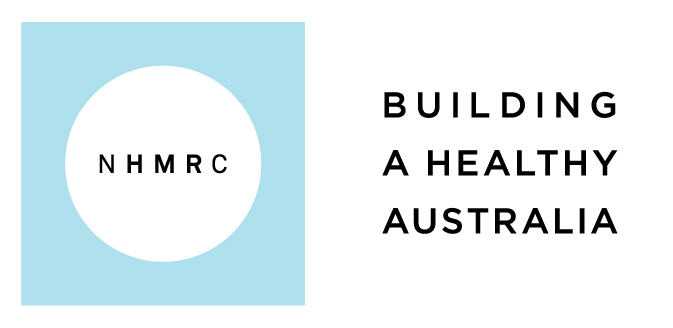 NHMRC Logo in Aqua